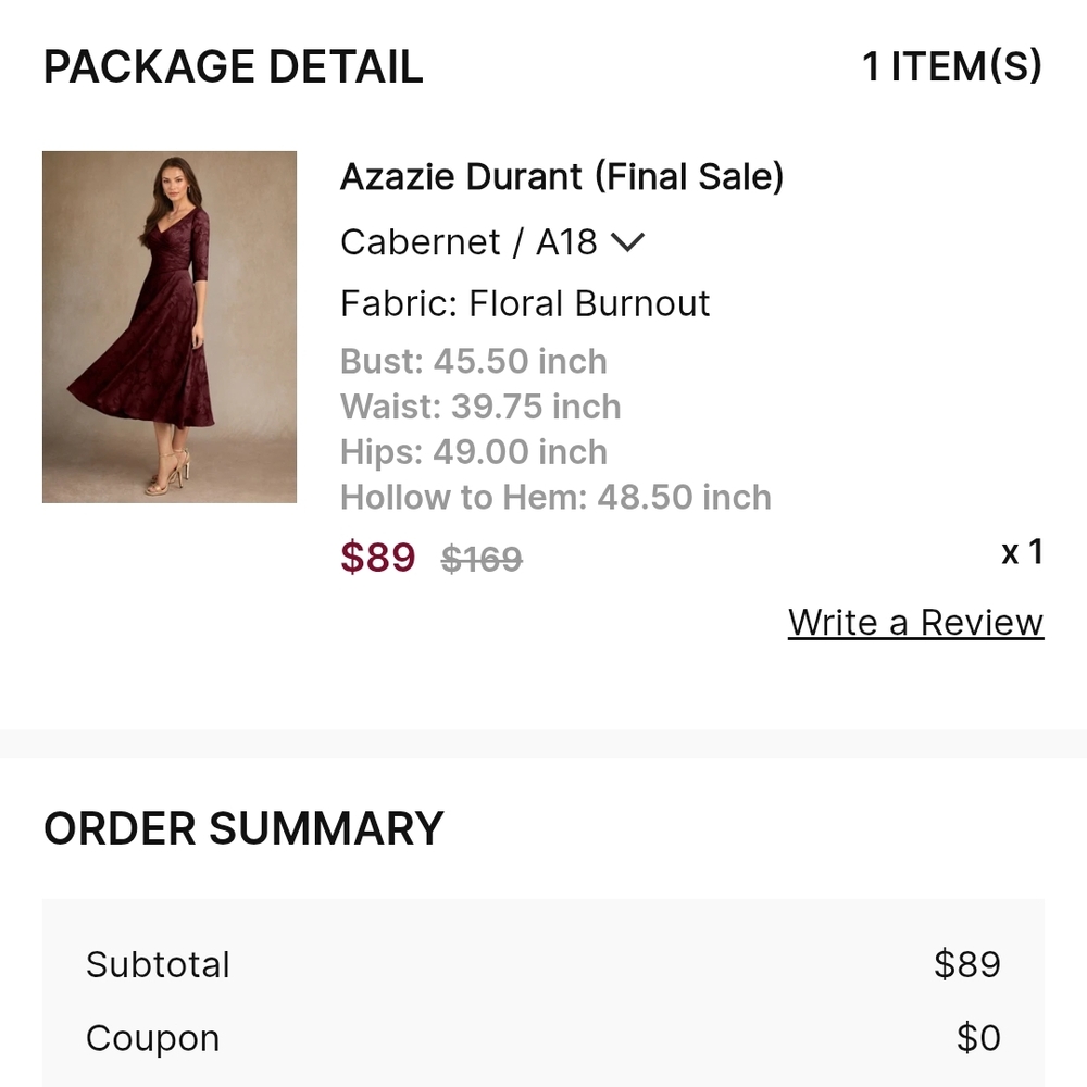 Azazie Durant Floral Burnout Dress in Cabernet